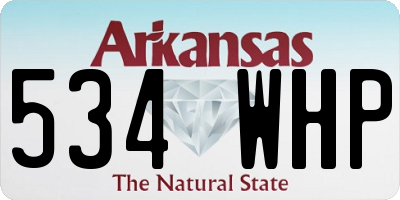 AR license plate 534WHP