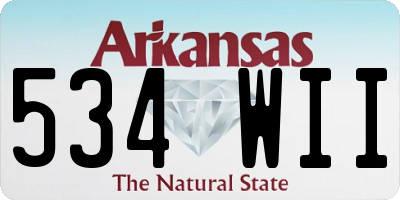 AR license plate 534WII