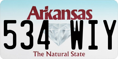 AR license plate 534WIY