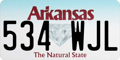 AR license plate 534WJL