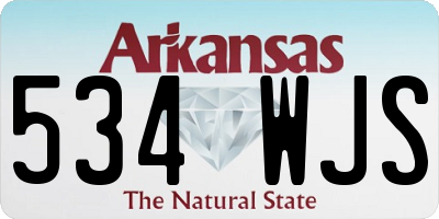AR license plate 534WJS