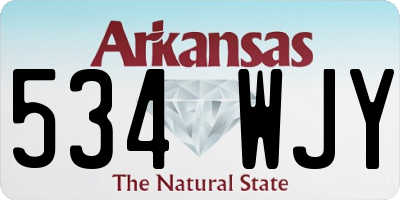 AR license plate 534WJY