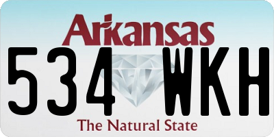 AR license plate 534WKH