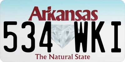 AR license plate 534WKI