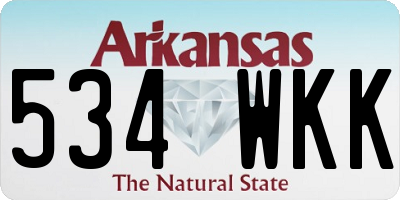 AR license plate 534WKK