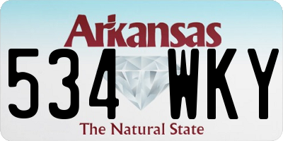 AR license plate 534WKY