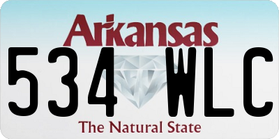 AR license plate 534WLC