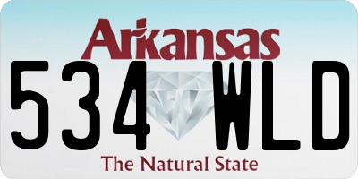 AR license plate 534WLD