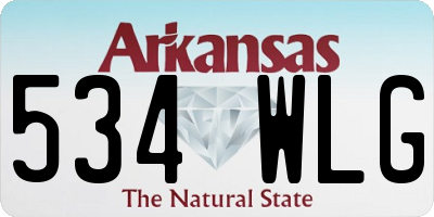 AR license plate 534WLG
