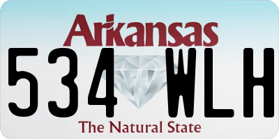 AR license plate 534WLH