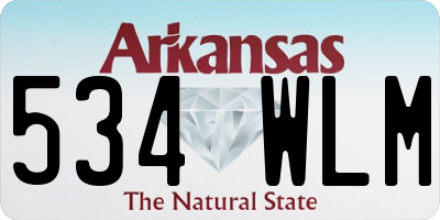 AR license plate 534WLM