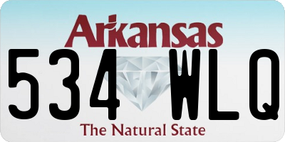 AR license plate 534WLQ