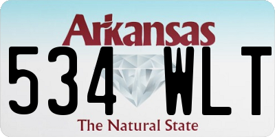 AR license plate 534WLT