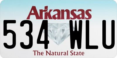AR license plate 534WLU