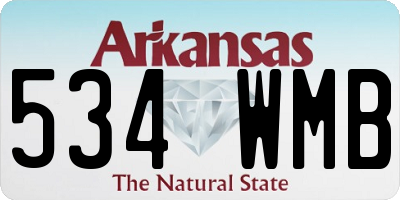 AR license plate 534WMB