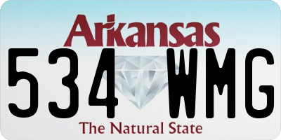 AR license plate 534WMG