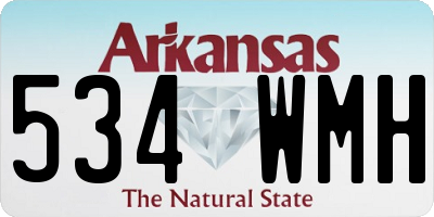 AR license plate 534WMH