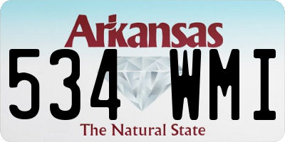 AR license plate 534WMI