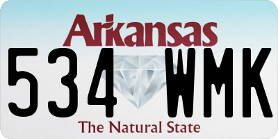AR license plate 534WMK