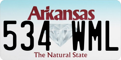 AR license plate 534WML