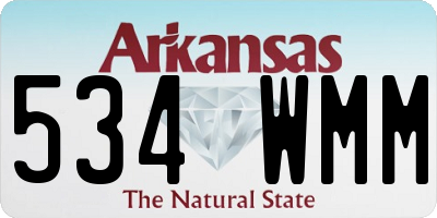 AR license plate 534WMM