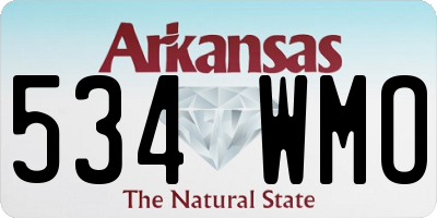 AR license plate 534WMO
