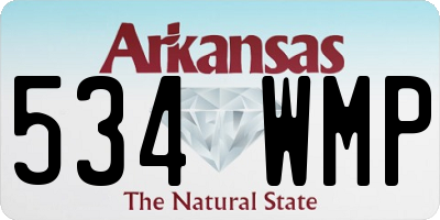 AR license plate 534WMP
