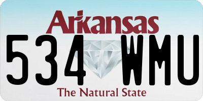 AR license plate 534WMU