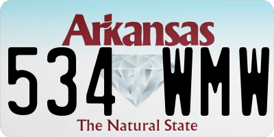 AR license plate 534WMW
