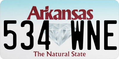 AR license plate 534WNE