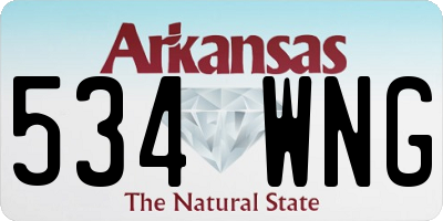 AR license plate 534WNG