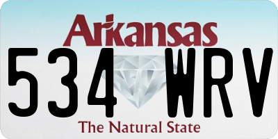AR license plate 534WRV
