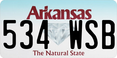 AR license plate 534WSB