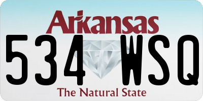AR license plate 534WSQ