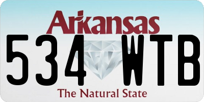 AR license plate 534WTB