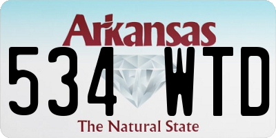 AR license plate 534WTD