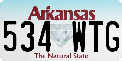 AR license plate 534WTG