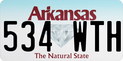 AR license plate 534WTH