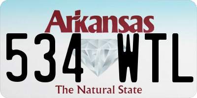AR license plate 534WTL