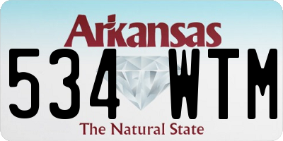 AR license plate 534WTM