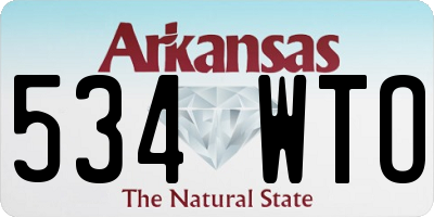 AR license plate 534WTO