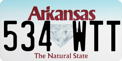 AR license plate 534WTT