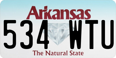 AR license plate 534WTU