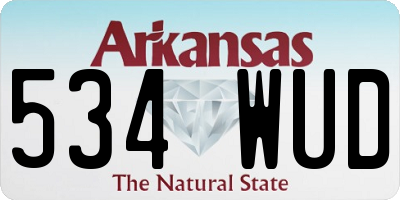 AR license plate 534WUD
