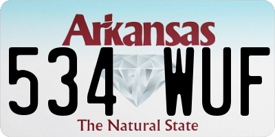 AR license plate 534WUF