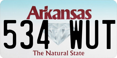AR license plate 534WUT