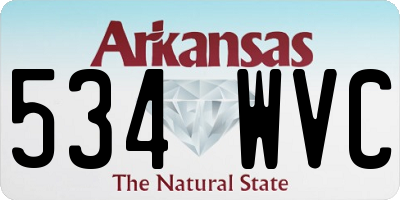 AR license plate 534WVC
