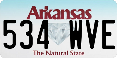 AR license plate 534WVE