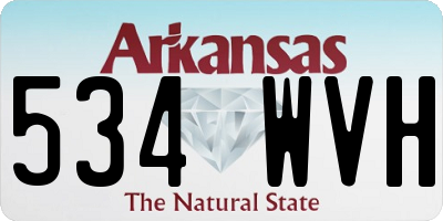 AR license plate 534WVH