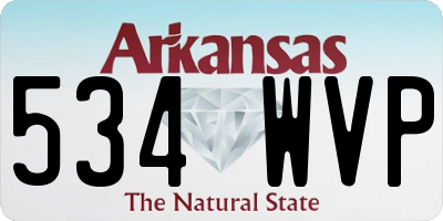 AR license plate 534WVP